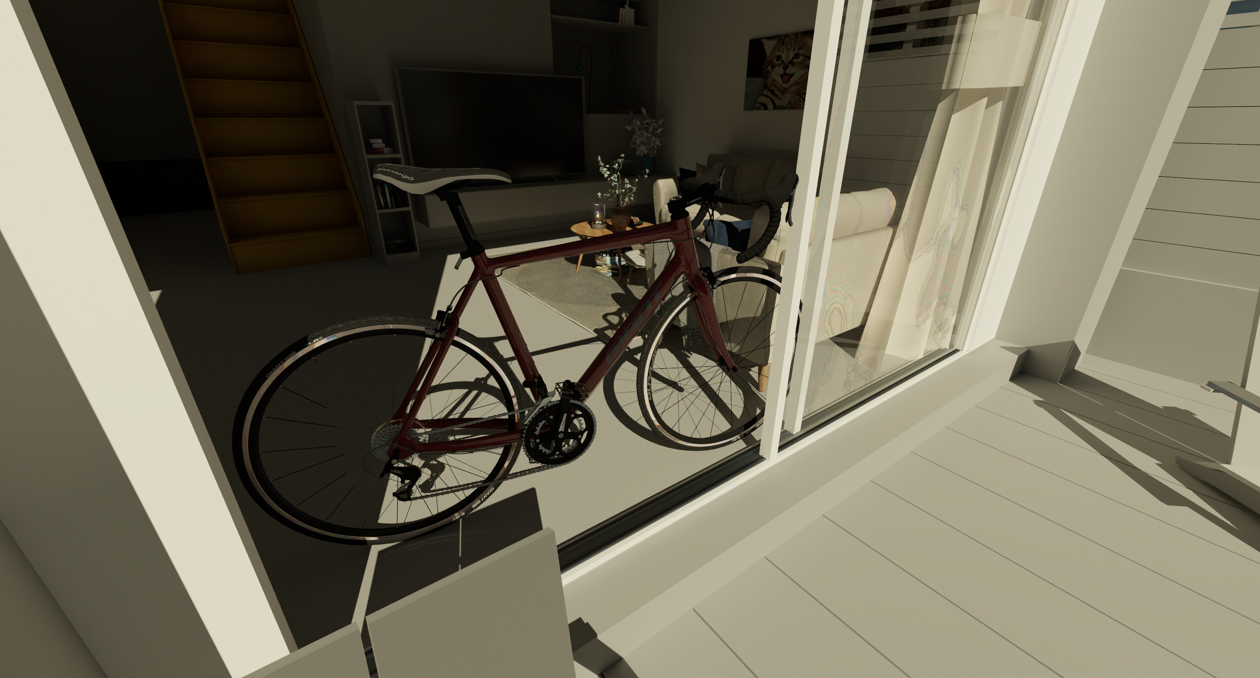 Wave-optical rendering, additional scene 3