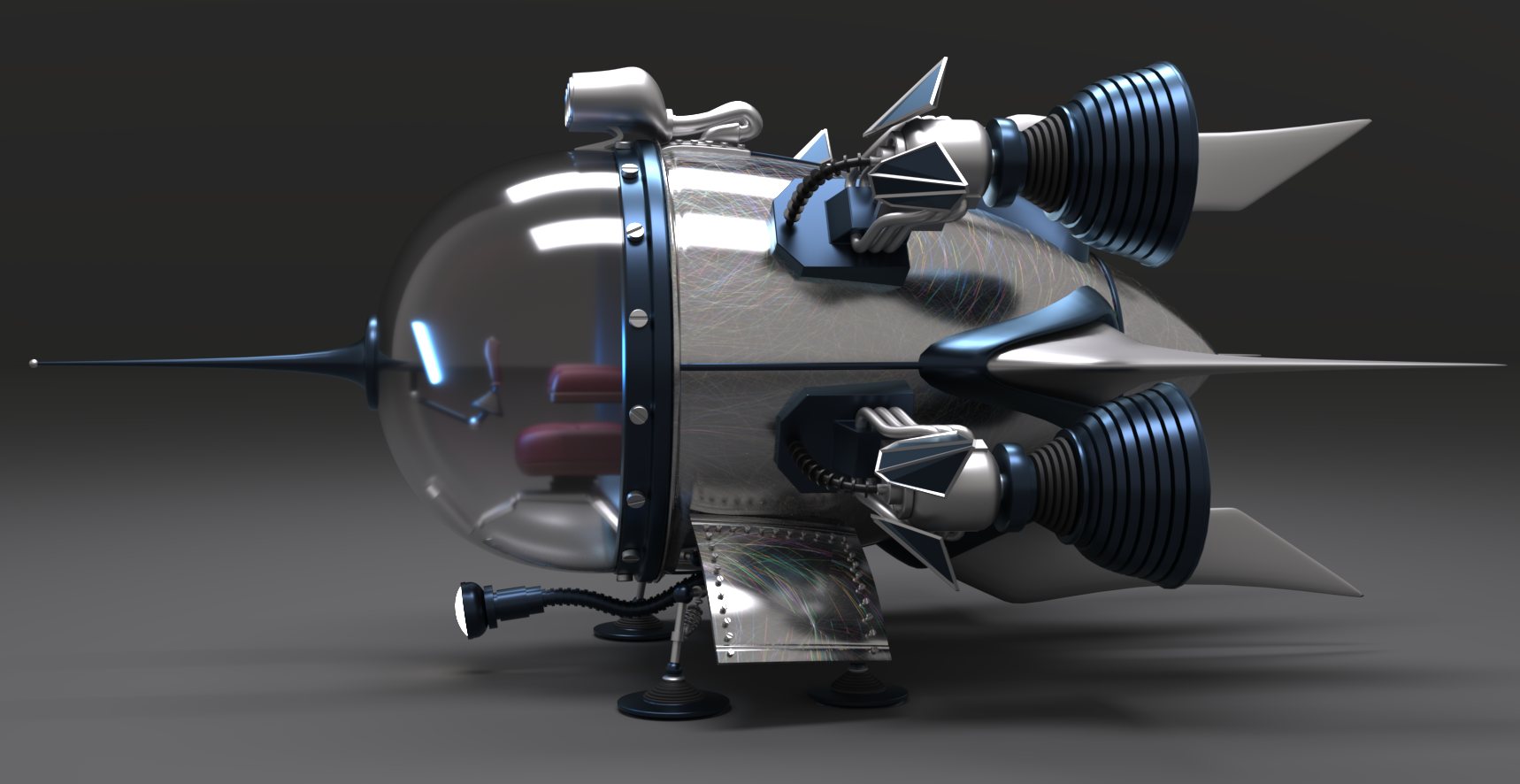 Wave-optical rendering, additional scene 5